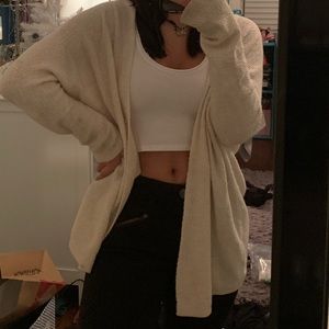 Cream cardigan
